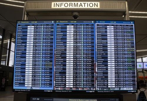 미 보스턴 국제공항   [EPA=연합뉴스]